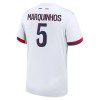 Levné Paris Saint-Germain Marquinhos 5 Venkovní Fotbalové dresy 2024-25 Krátký Rukáv